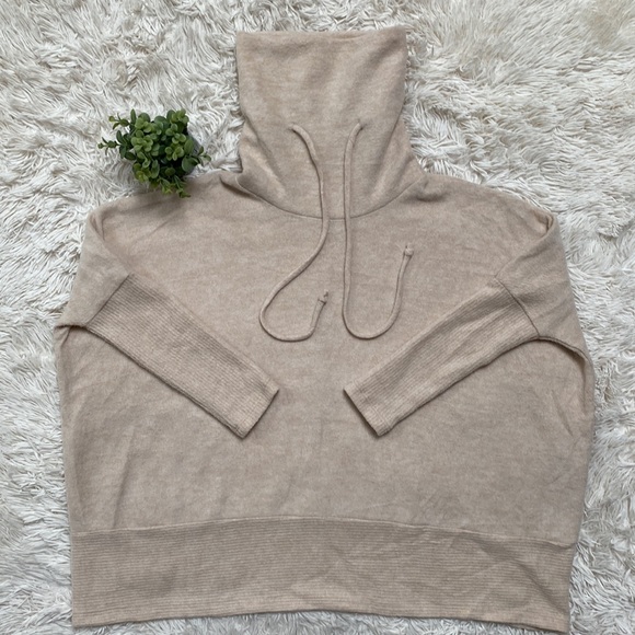 Cherish Hacci Turtleneck Tunic 💗 Oatmeal - Picture 3 of 13